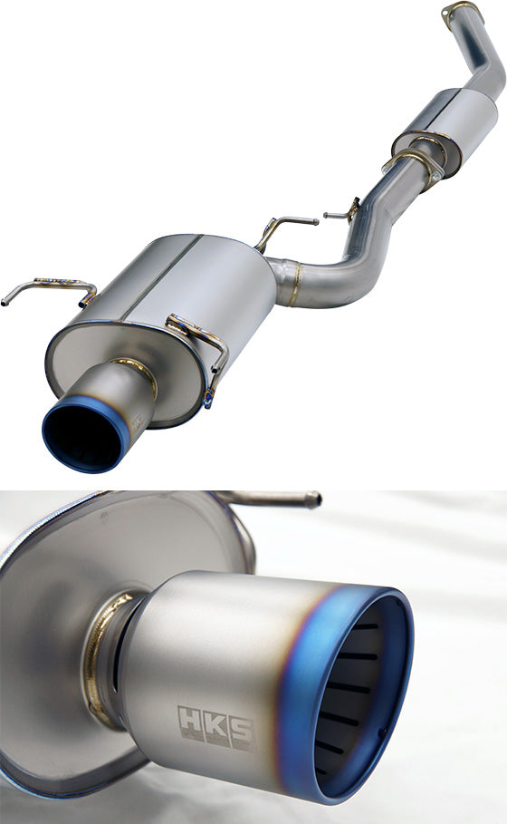 HKS Super Turbo Exhaust Muffler Titanium Edition - GTR R33 RB26DETT