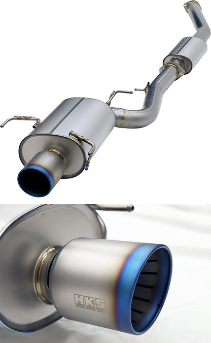HKS Super Turbo Exhaust Muffler Titanium Edition - GTR R33 RB26DETT
