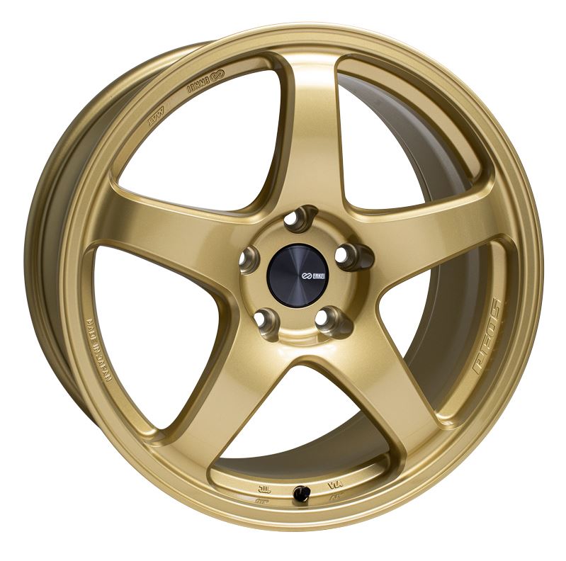 Enkei PF05 17x9 5x114.3 40mm Offset 75mm Bore Gold Wheel