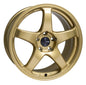 Enkei PF05 17x9 5x114.3 40mm Offset 75mm Bore Gold Wheel