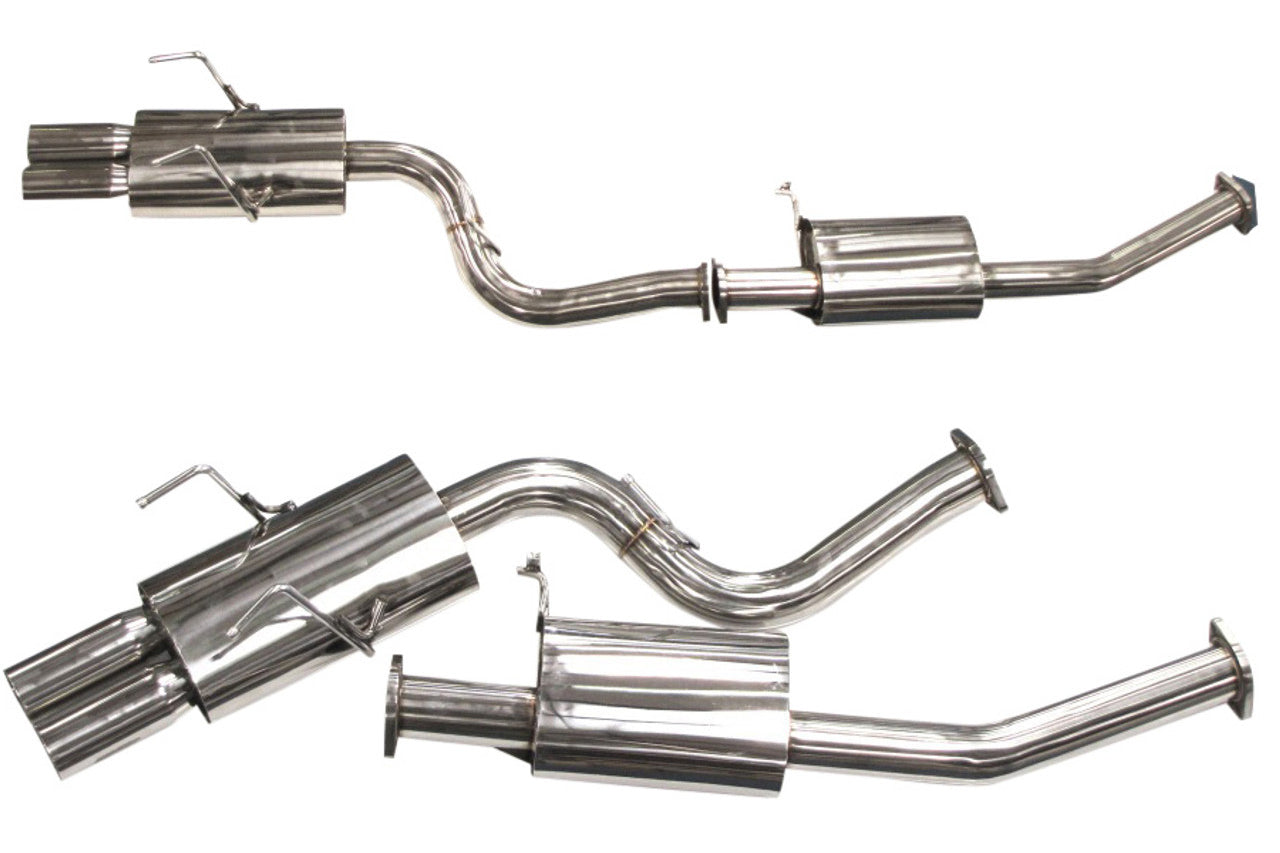 ISR Performance MBSE Type -E Dual Tip Exhaust - Nissan 240sx S13