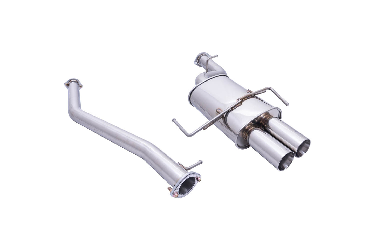 Megan Cat-Back Exhaust Muffler Type 2 Series S14 240sx - 3in Dia / Dual 3in tip