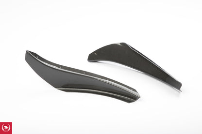 Origin Universal Carbon Front Bumper Ex-Canards - PAIR