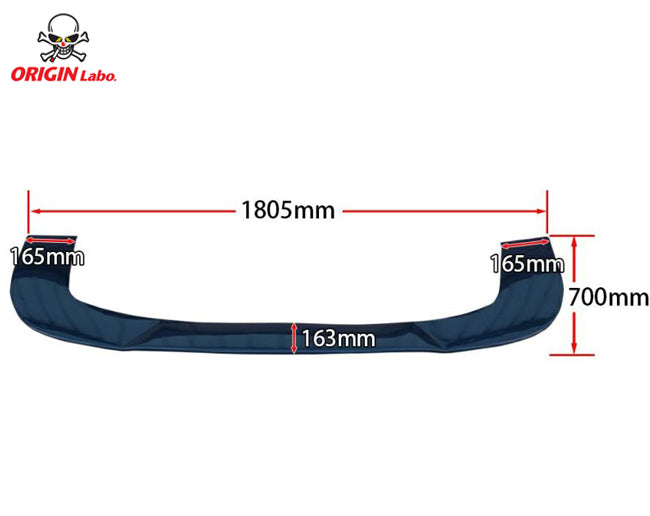 Origin Nissan 180sx Racing Line Front Under panel spoiler