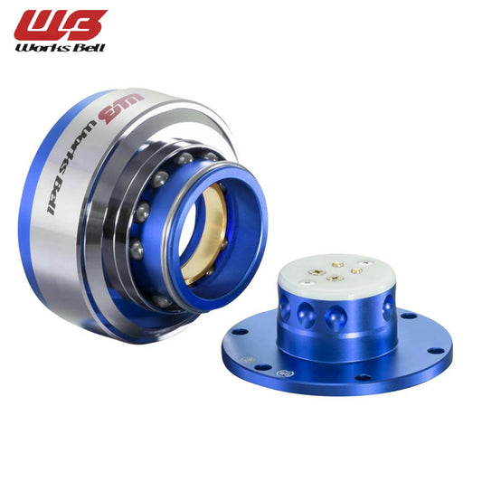 Works Bell Rapfix Quick Release Steering Wheel Hub - Blue
