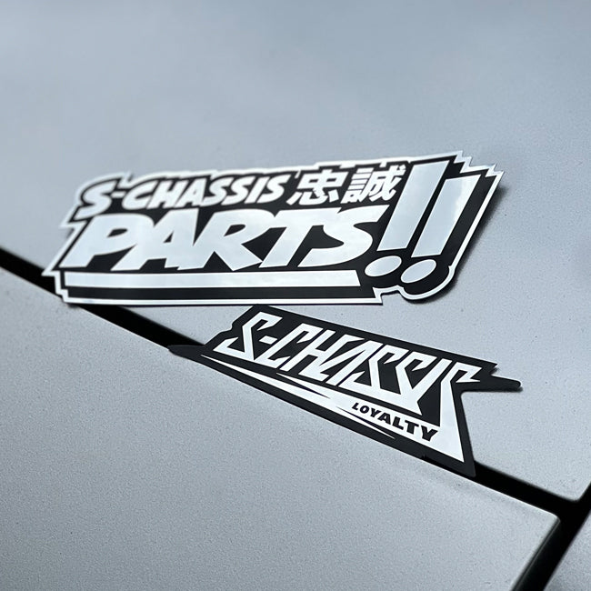 S-Chassis Parts + S-Chassis Loyalty Chrome 3M Sticker (2-Pack)