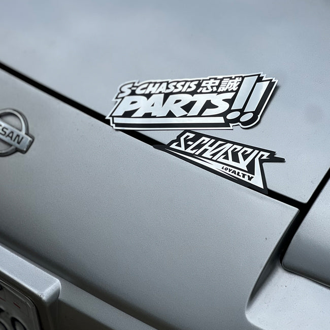 S-Chassis Parts + S-Chassis Loyalty Chrome 3M Sticker (2-Pack)