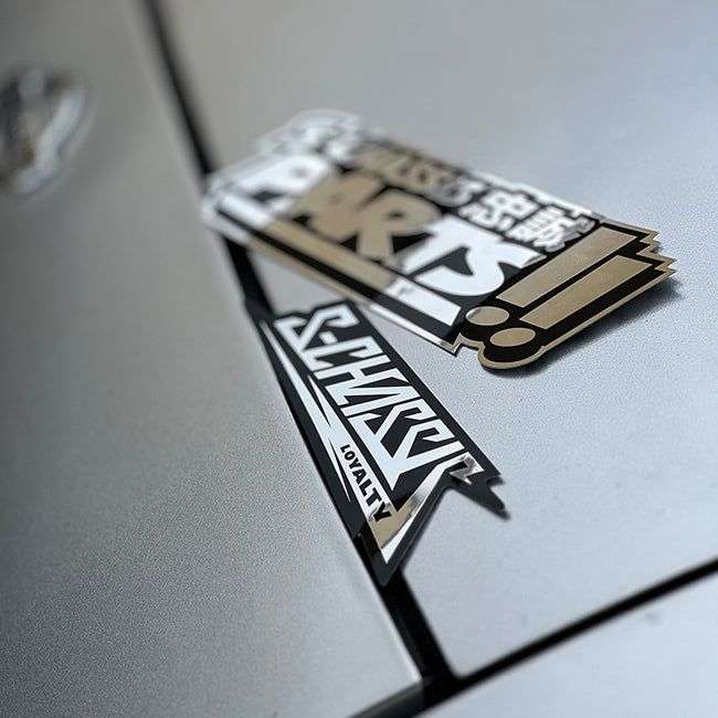 S-Chassis Parts + S-Chassis Loyalty Chrome 3M Sticker (2-Pack)