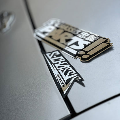S-Chassis Parts + S-Chassis Loyalty Chrome 3M Sticker (2-Pack)