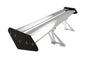 Megan Aluminum GT Wing Spoiler - Silver & Black 56″