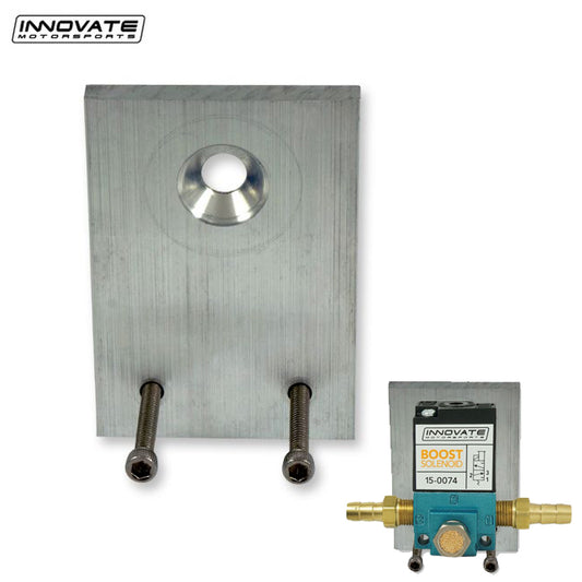 Innovate MAC Solenoid Aluminum Bracket Mount (w/ Screws)