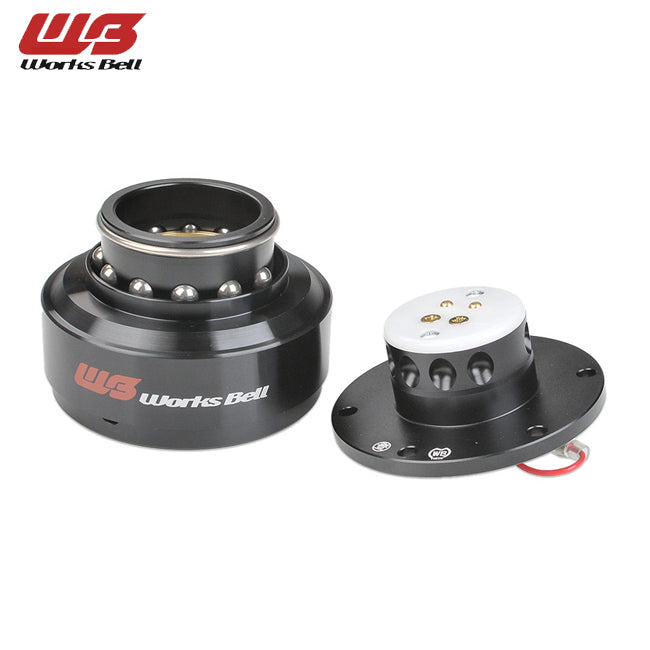 Works Bell Rapfix Quick Release Steering Wheel Hub - Black