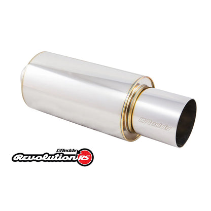 GReddy Revolution RS Universal Muffler Inlet 3in / Outlet 4in