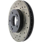 StopTech Power Slot 89-96 300ZX Z32 Slotted & Drilled Rotor - Front Right