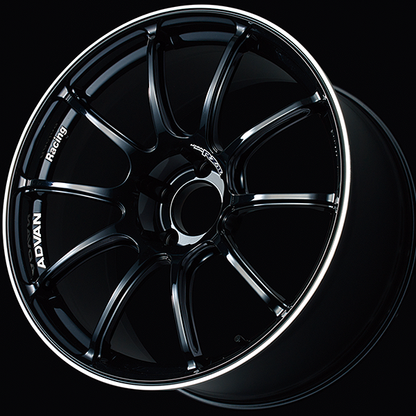 Advan RZII 17x9.0 +45 5x114.3 Racing Gloss Black Wheel