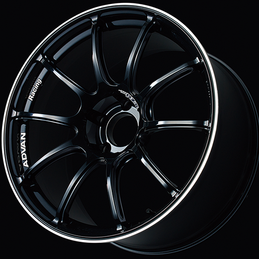 Advan RZII 17x9.0 +45 5x114.3 Racing Gloss Black Wheel
